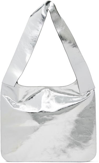 Axelväska We11done We11done Knotted Shoulder Bag Metallisk | WD-AB3-22-477-U-SV, 0