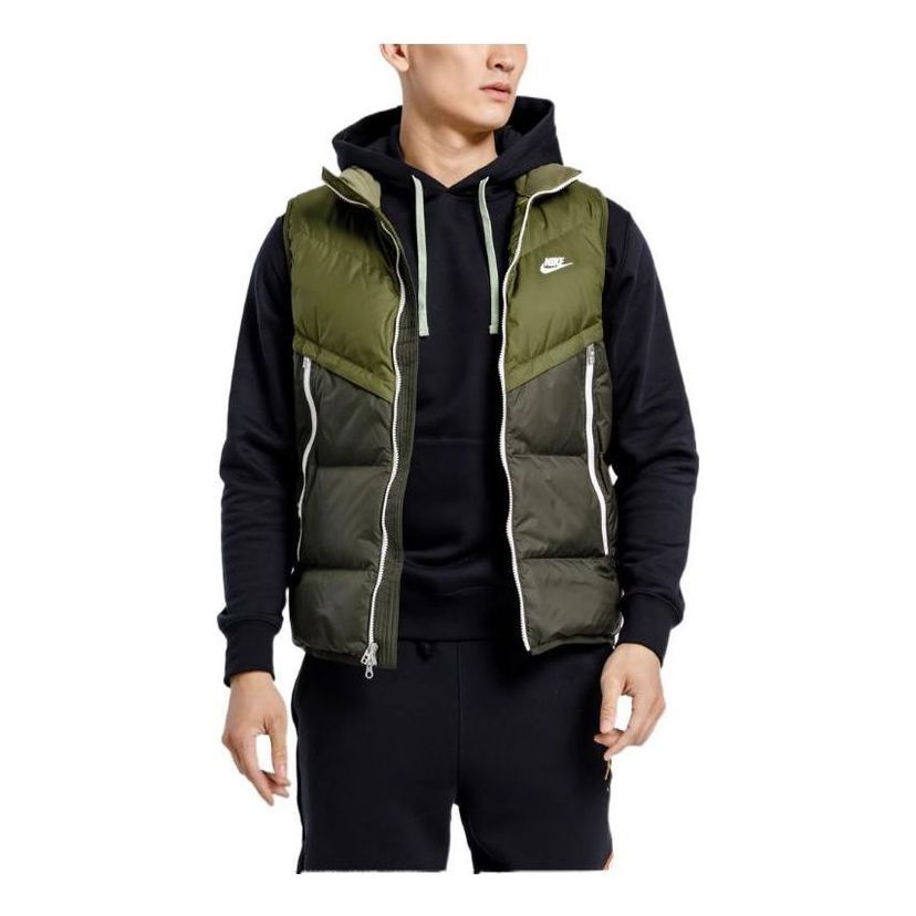 Väst Nike Sportswear SF Windrunner Vest Grön | DD6818-326
