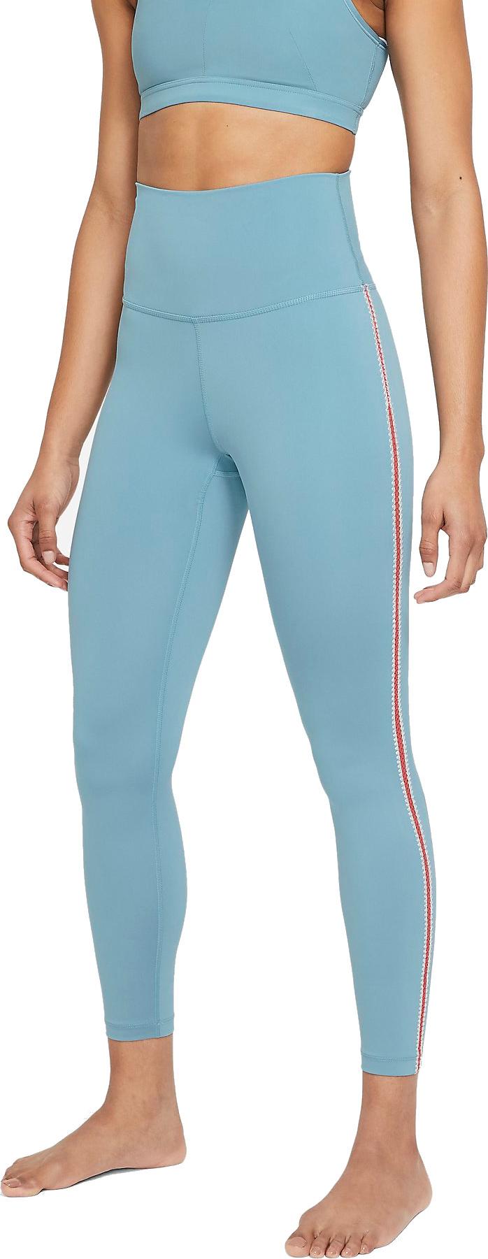 Damasker Nike Nike NY Crochet 7/8 Tight Leggings Blå | da1037-424