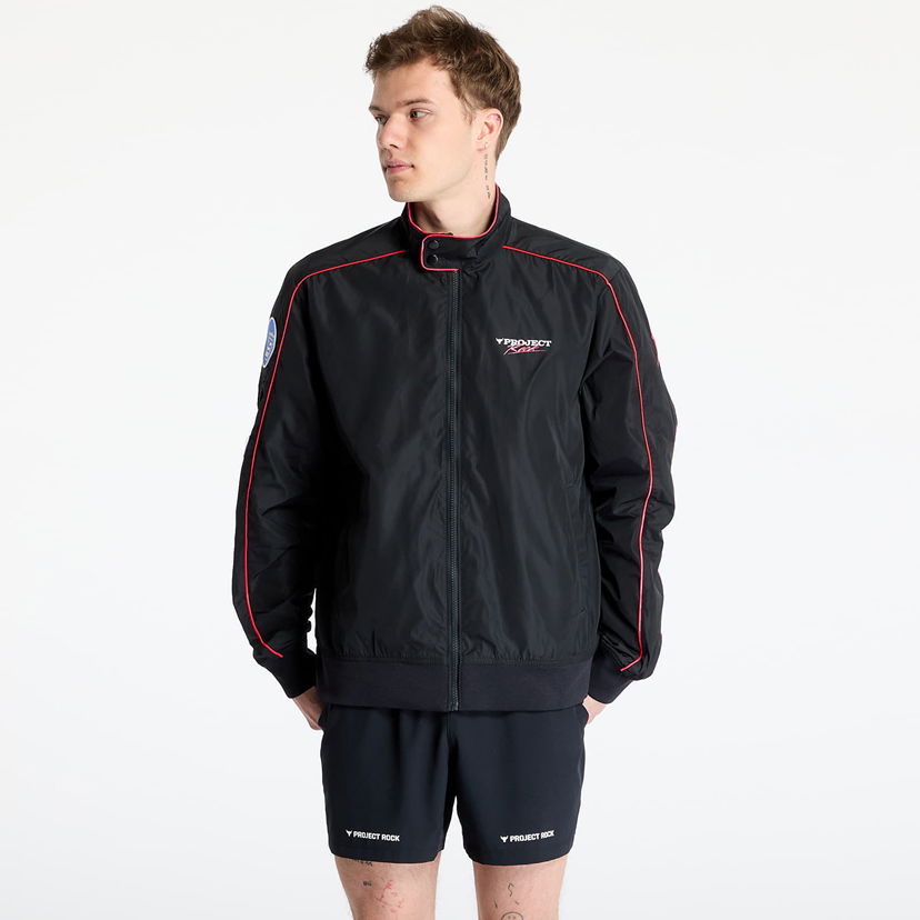Bomberjacka Under Armour Project Rock Warmup Jacket Svart | 1389931-001