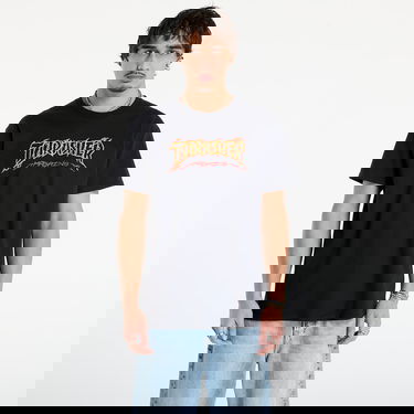 T-shirt Thrasher Thrasher Cracked by Exteenager T-Shirt L Svart | 145773, 0