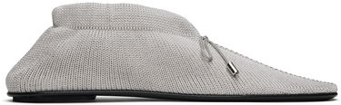 Sneakers och skor TOTEME TOTEME 'The Knitted' Ballerina Flats Grå | 242-WAS2358-YA0040, 0