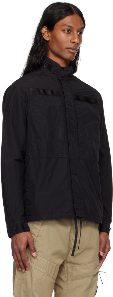 Vindjacka C.P. Company C.P. Company Flatt Nylon Lens Overshirt Svart | 18CMOS081A-005991G, 1