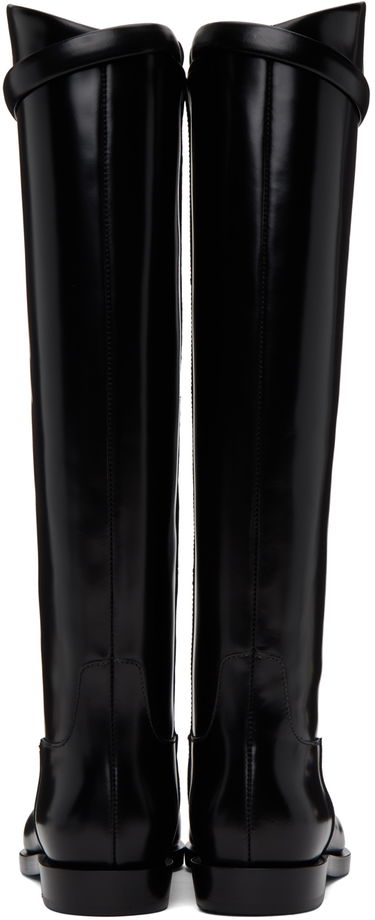 Kläder TOTEME TOTEME 'The Riding' Knee-High Boots Svart | 211-901-825, 1