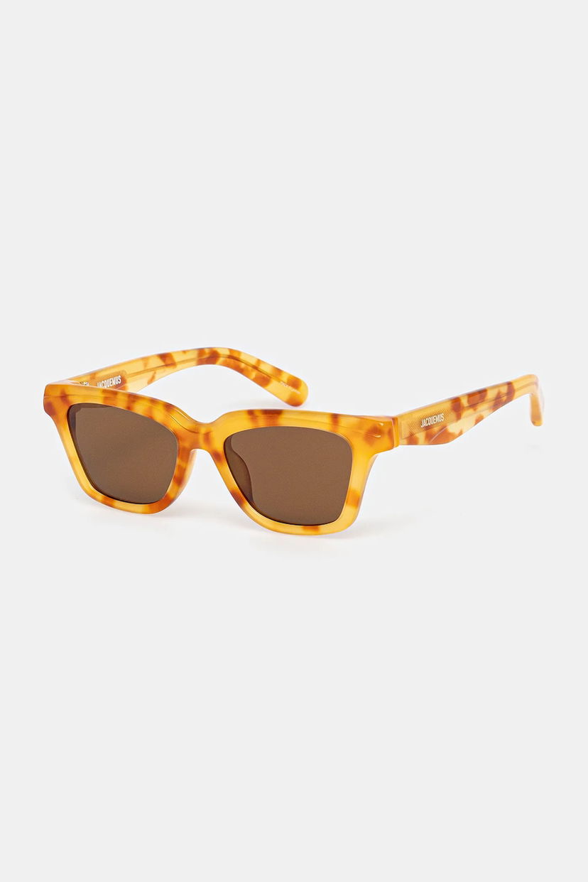 Solglasögon Jacquemus Jacquemus Carre Sunglasses Gul | JAC109C4SUN