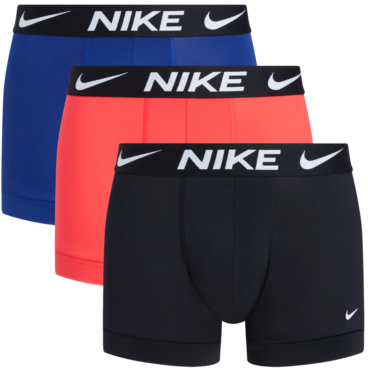 Boxare Nike Dri-FIT Micro Trunk Boxershort 3er Pack Flerfärgad | ke1156-ghc, 0