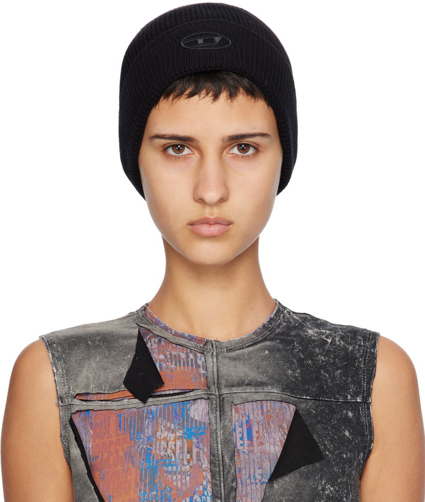 Mössa Diesel K-Coder-Fully Beanie Svart | A04092 0DAOB