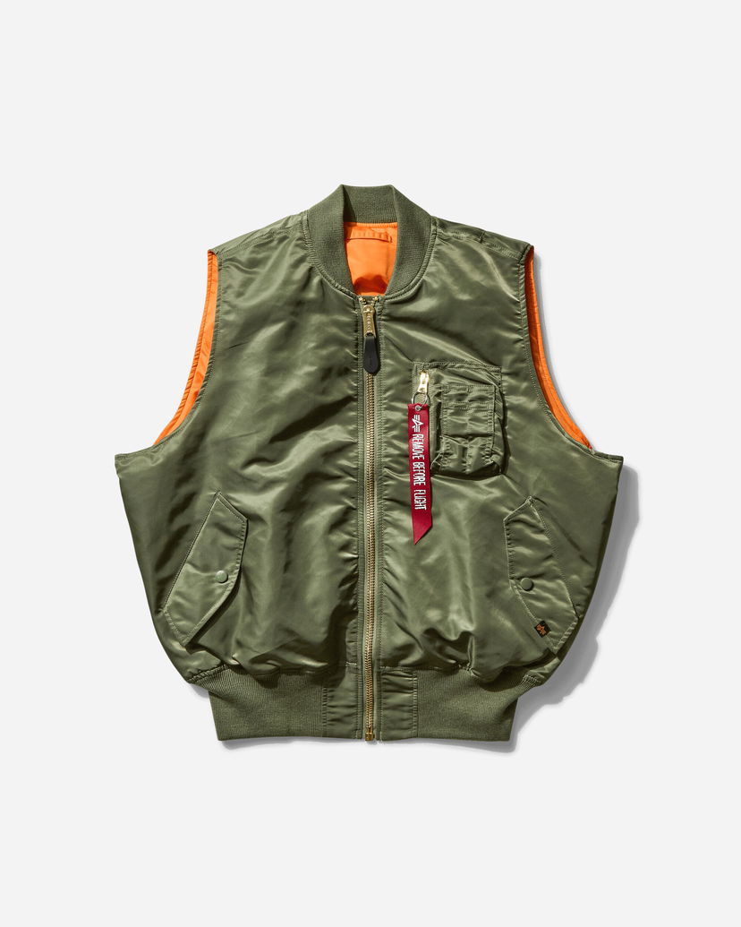 Väst Alpha Industries MA-1 Heritage Vest Grön | X156146 01