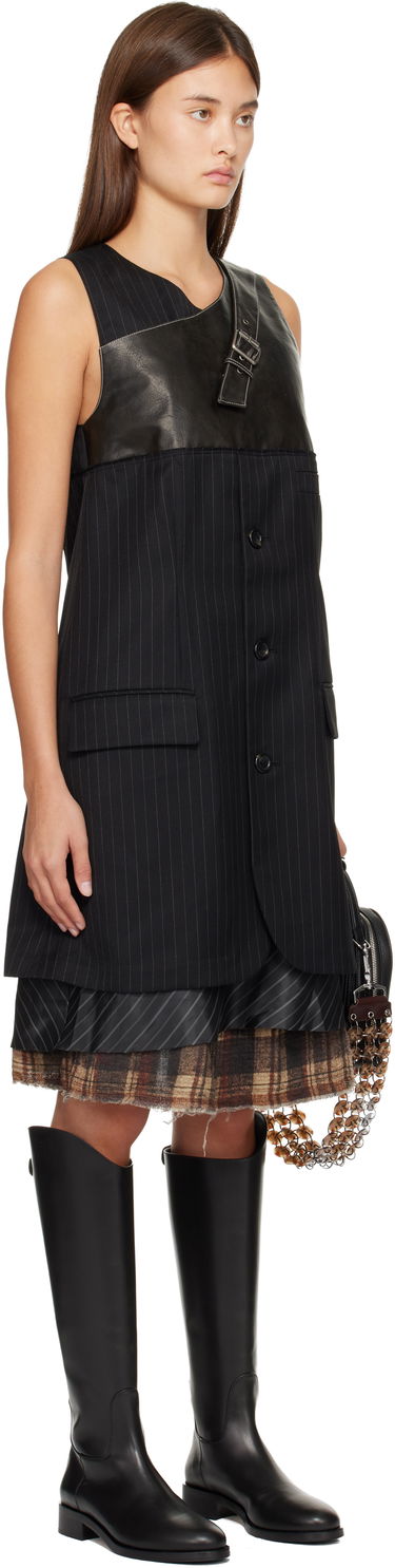 Klä Andersson Bell Blazer Cut Sleeveless Midi Dress Svart | atb1396w, 1