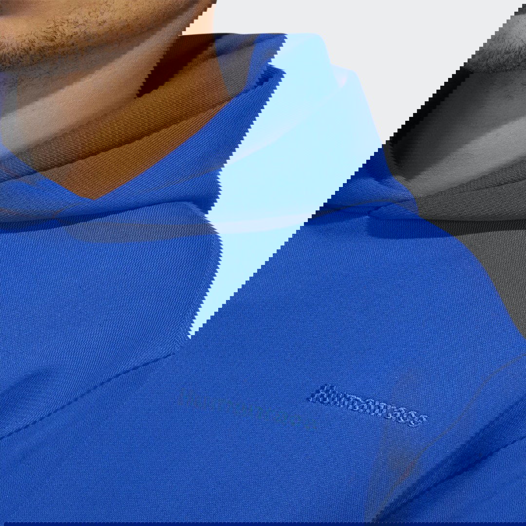 Sweatshirt adidas Originals Pharrell Williams Basics Hoodie Blå | HF9897, 1