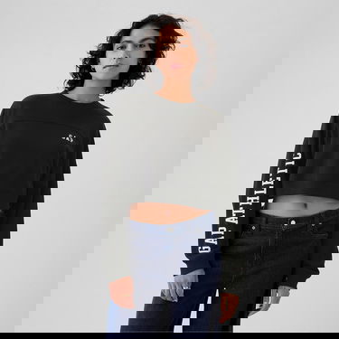 Kläder GAP Sweatshirt Crop Sweatshirt True Black L Grön | 498952-02, 0