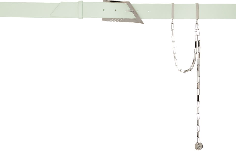 Bälten The Attico Attico Chain Belt Grön | 241WKE06 L019, 0