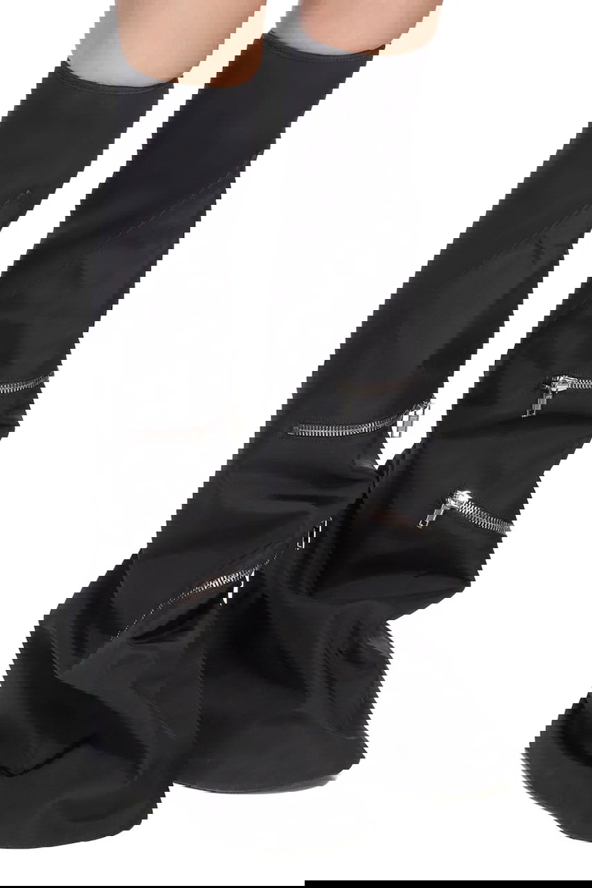 Sneakers och skor Rick Owens Rick Owens DRKSHDW Cargo Fetish Flat Heel Boots Svart | DS02E7816.NCV, 1