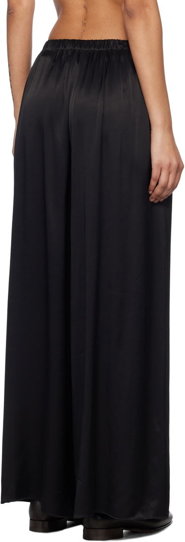 Byxor Bode Bode Roy Wide-Leg Trousers Svart | WRS25BT066, 2