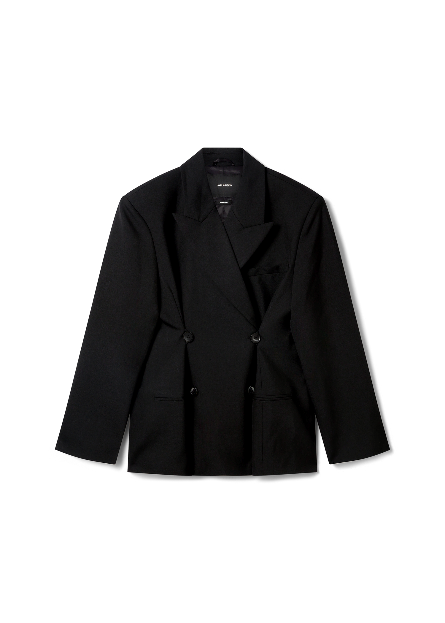 Jacka AXEL ARIGATO Double-Breasted Cropped Blazer Svart | A2873001, 1