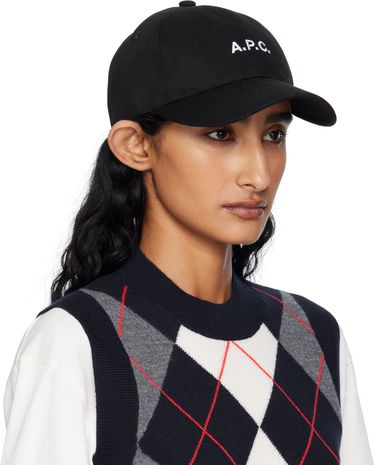Keps A.P.C. A.P.C. Charlie Baseball Cap Svart | COZZS-M24069, 1