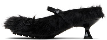 Smycke Simone Rocha Simone Rocha Faux Fur Grip Mule Heels Svart | HBG1 1090, 2