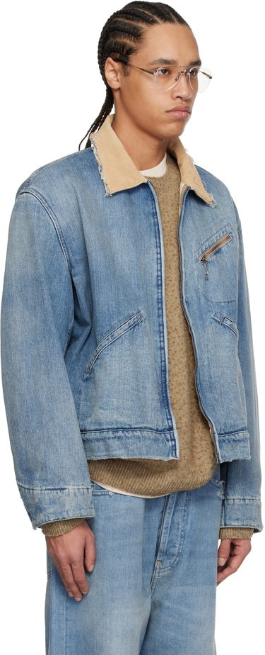 Jacka Maison Margiela Maison Margiela Sports Denim Jacket Blå | S50AM0636 S30383, 1