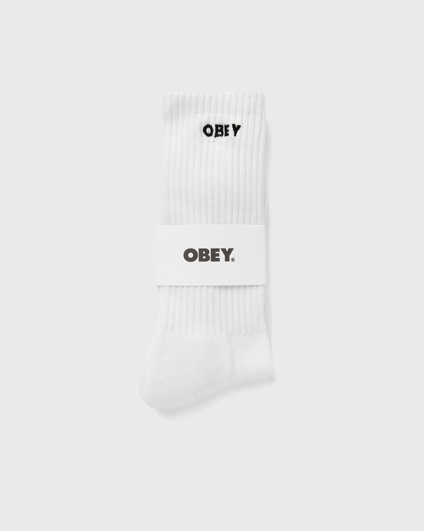 Strumpor OBEY Bold Socks Vit | 100260144-WHT