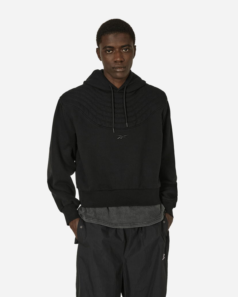 Sweatshirt Reebok Machine-A Padded Biker Hoodie Black Svart | RMBB005C99FLE001