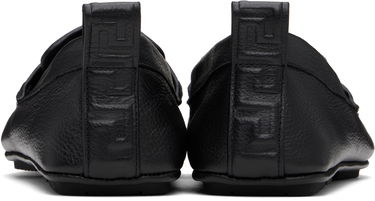 Sneakers och skor Versace Leather Driver Loafers Svart | 1017072_1A12110, 1