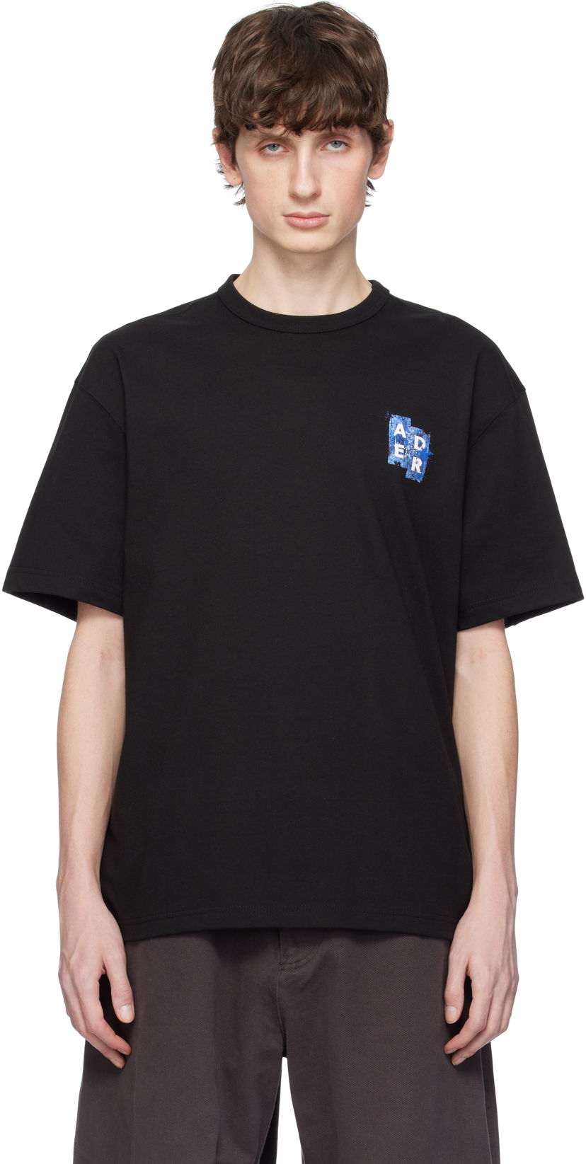 T-shirt ADER ERROR ADER error Sig; TRS Tag 06 T-Shirt Svart | BN42FYTS0104BK