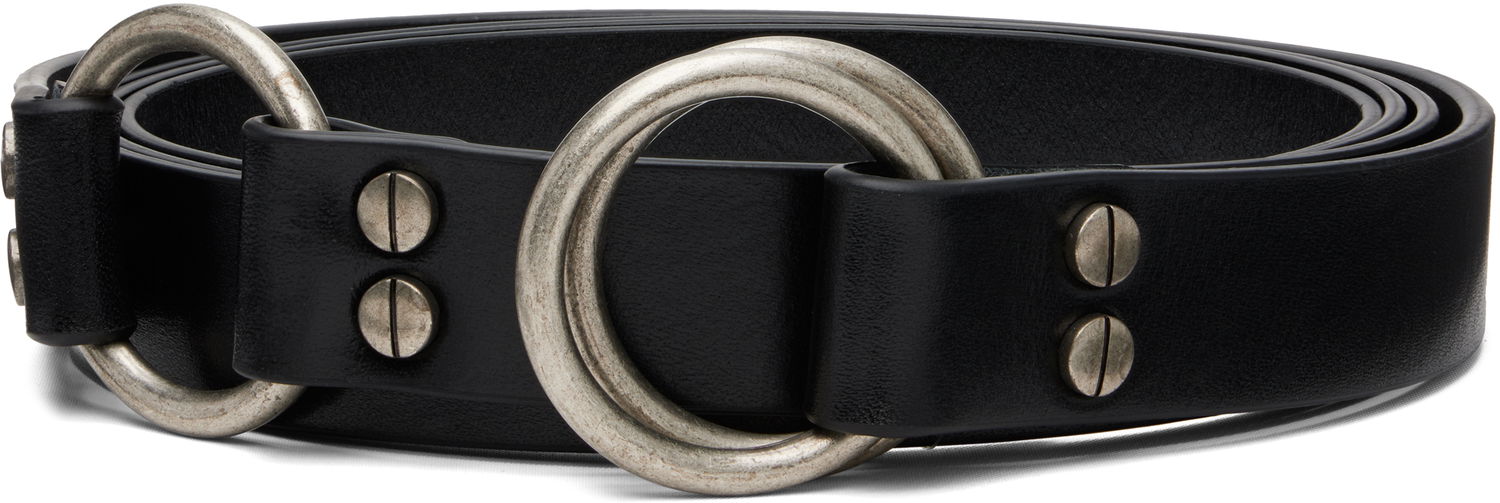 Bälten Ann Demeulemeester Ann Demeulemeester Marek Leather Belt Svart | B0012950-LT167-099, 0