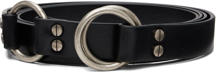 Bälten Ann Demeulemeester Ann Demeulemeester Marek Leather Belt Svart | B0012950-LT167-099