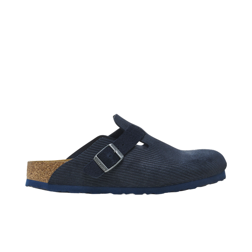 Sneakers och skor Birkenstock Boston Embossed Corduroy Suede Midnight Mörkblå | 1026108/1026137
