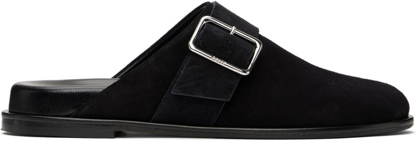 Sneakers och skor Aeyde Finja Suede Slip-On Loafers Svart | A11-FL-FAER08FL154-SS25-800-022