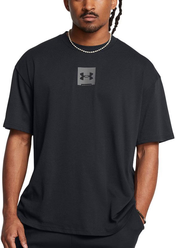 T-shirt Under Armour Short Sleeve Box Logo T-Shirt Svart | 1386803-001