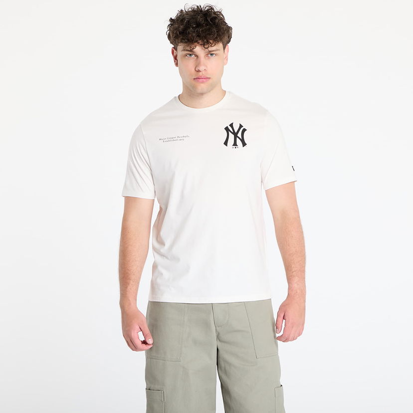 T-shirt New Era New Era New York Yankees Arch Graphic Regular Tee Vit | 60667714