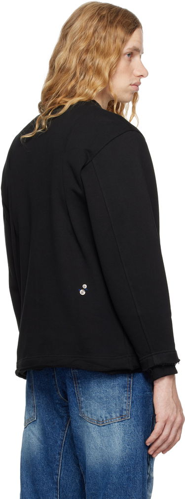 Sweatshirt ADER ERROR Black Graphic Sweatshirt Svart | BN01FWSW0102BK, 2
