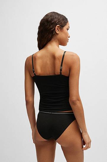 Trosor BOSS BOSS Three-Pack Stretch-Cotton Briefs with Logo Waistbands undefined | 50510016, 1