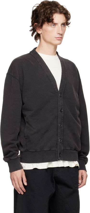 Sweater JW Anderson JW Anderson Garment-Dyed Cardigan Svart | JW0246-PG1842, 1