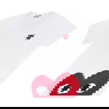 T-shirt Comme des Garçons PLAY T-Shirt Big Half Heart Vit | az t033 051 1, 1