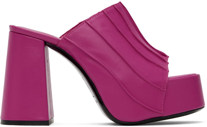 Klä BY FAR BY FAR Brad Heeled Sandals Rosa | 23PFBRAMFCHNAP