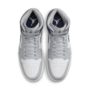 Sneakers och skor Jordan Air Jordan 1 Mid "Wolf Grey & Midnight Navy" Grå | DQ8426-104, 2