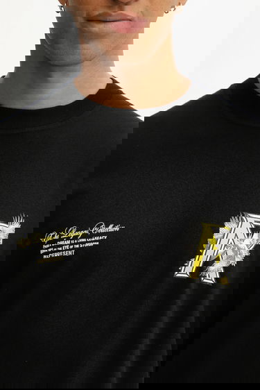 T-shirt Represent Clo T-Shirt Legacy Falcon Svart | MLM100735, 3