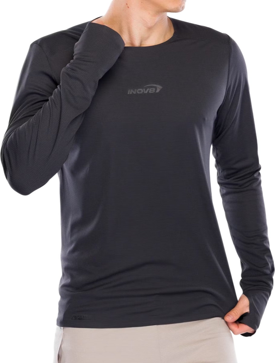 T-shirt inov-8 Inov-8 Airlite Pro LS Long Sleeve T-Shirt Grå | 001447-bk-001, 0