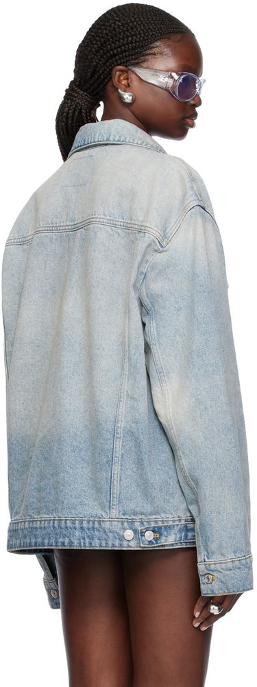 Jacka Courrèges Cocoon Denim Jacket Blå | 124DBL161DE0016, 2