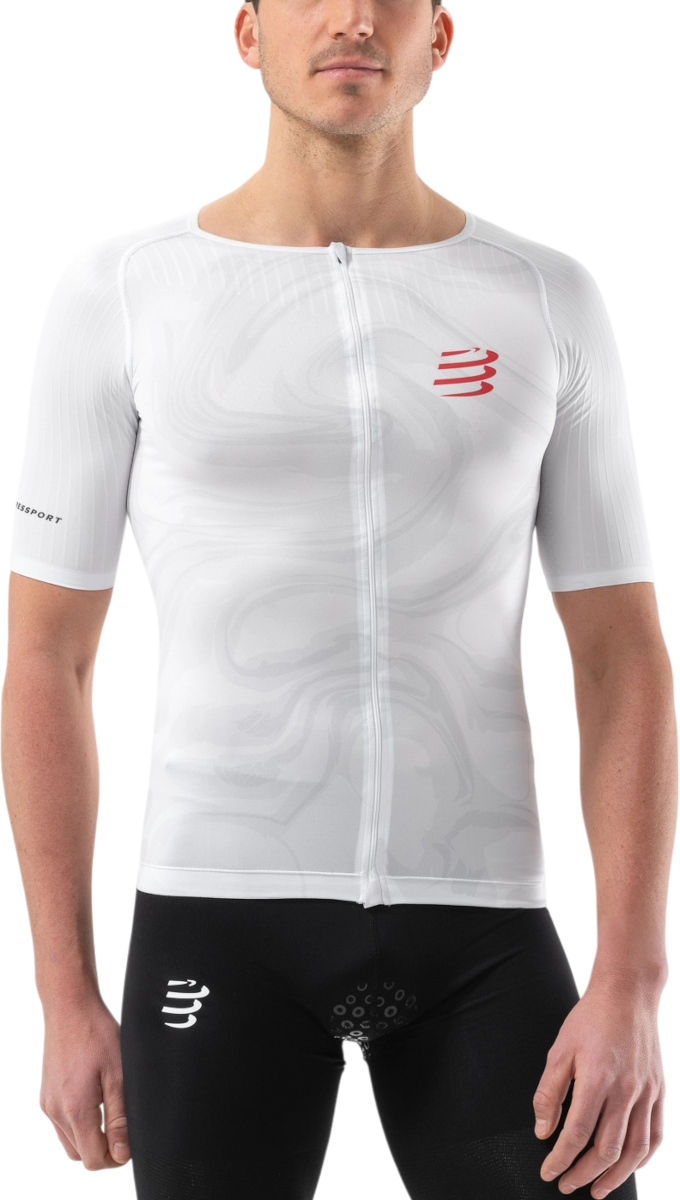 T-shirt Compressport Postural Aero Short Sleeve Top Vit | am00178b-am00178b0011