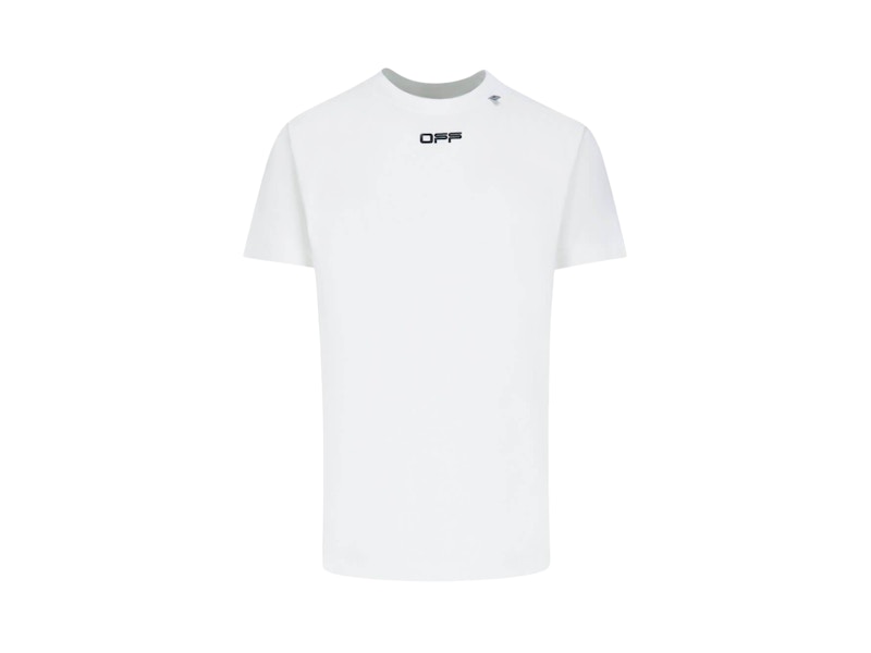 T-shirt Off-White Slim Fit Caravaggio Arrows T-Shirt Vit | OMAA027S201850040188