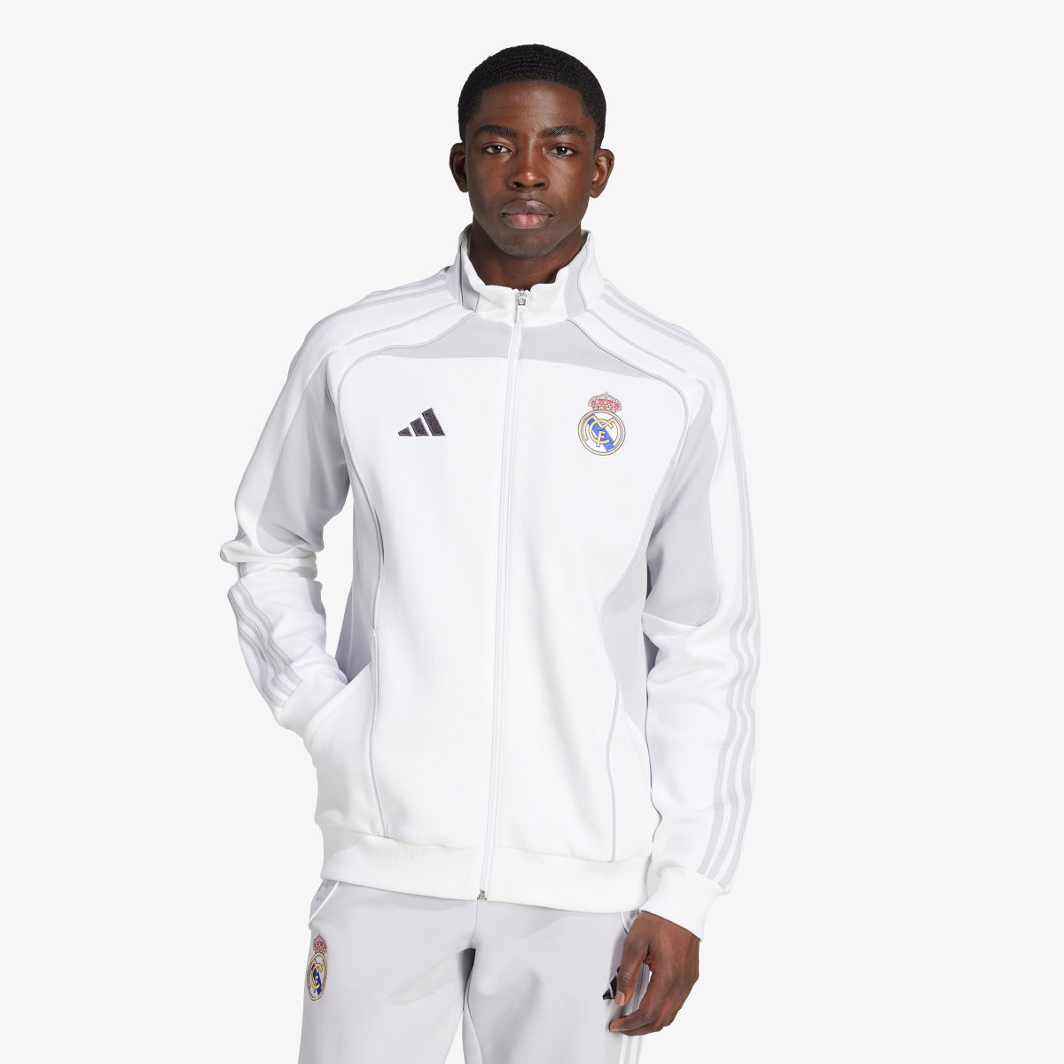 Jacka adidas Performance Real Madrid UBP Doubleknit Track Jacket Vit | JN3069, 1
