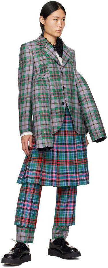 Byxor Comme des Garçons Comme des Garçons Homme Plus Tartan Chaps Trousers Flerfärgad | PL-P013-051-1-1, 3