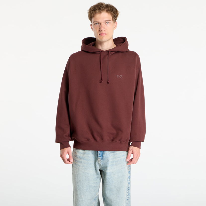 Sweatshirt Y-3 Fl Hoodie UNISEX Mystery Brown L Brun | KA3111