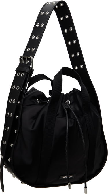 Handväska We11done We11done Belted Punk Drawstring Bag Svart | WD-AB0-25-482-U-BK, 1