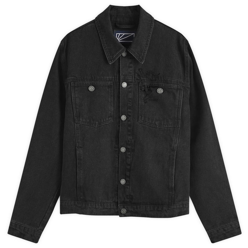 Jacka PACCBET Lined Denim Svart | PACC15J001-BLK