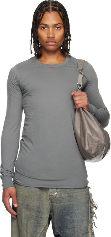 T-shirt Rick Owens Concordians Basic LS T-shirt Grå | RU02E1252 JA, 0