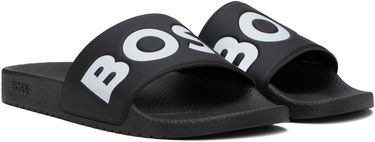 Sneakers och skor BOSS Large Logo Detail Pool Slides Svart | 50536835, 3